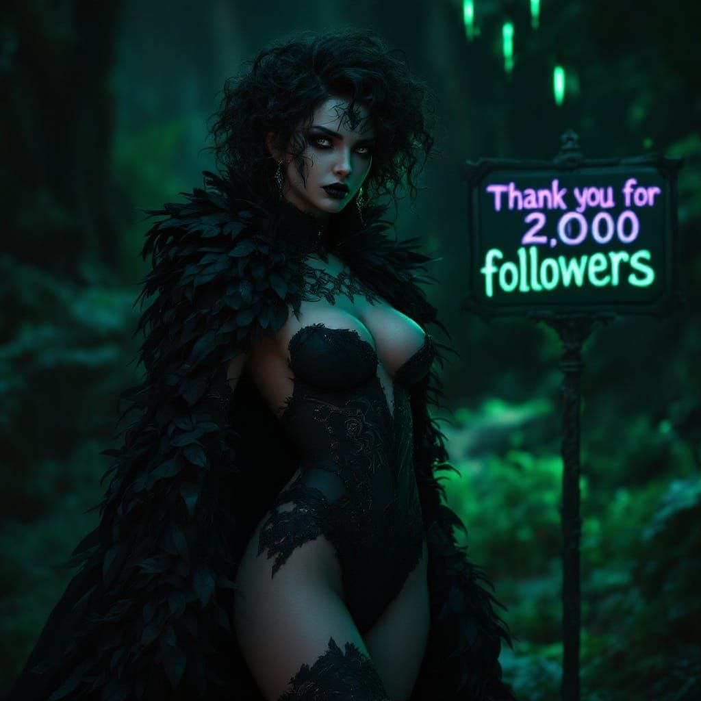 The Raven Queen in Dark Gothic Splendor