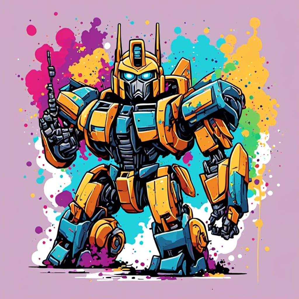 Transformer Pony Vector Art T-Shirt Design