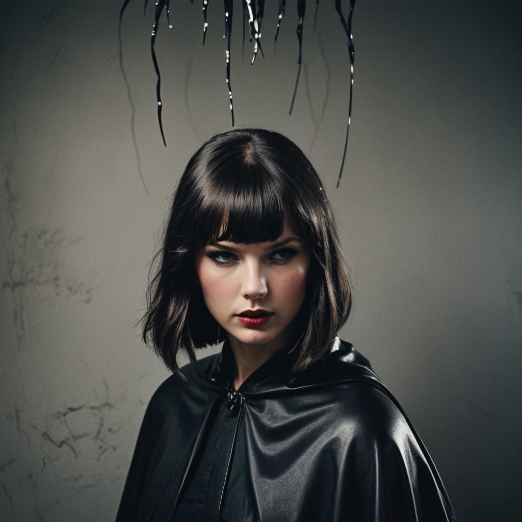 Dramatic Head Shaving in Moody Film Noir Style