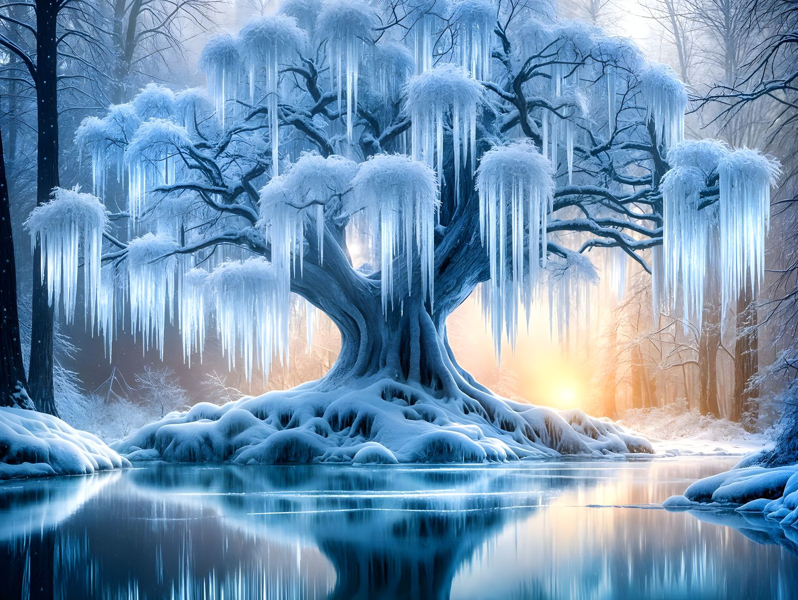 Fantastic and Frosty Tree