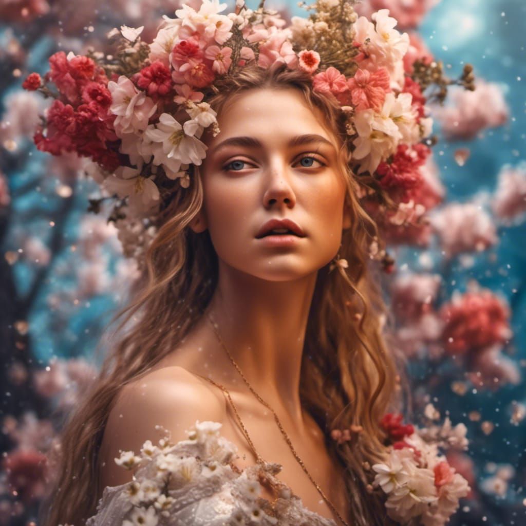 Aphrodite, Goddess of Love, in Hyperreal Detail