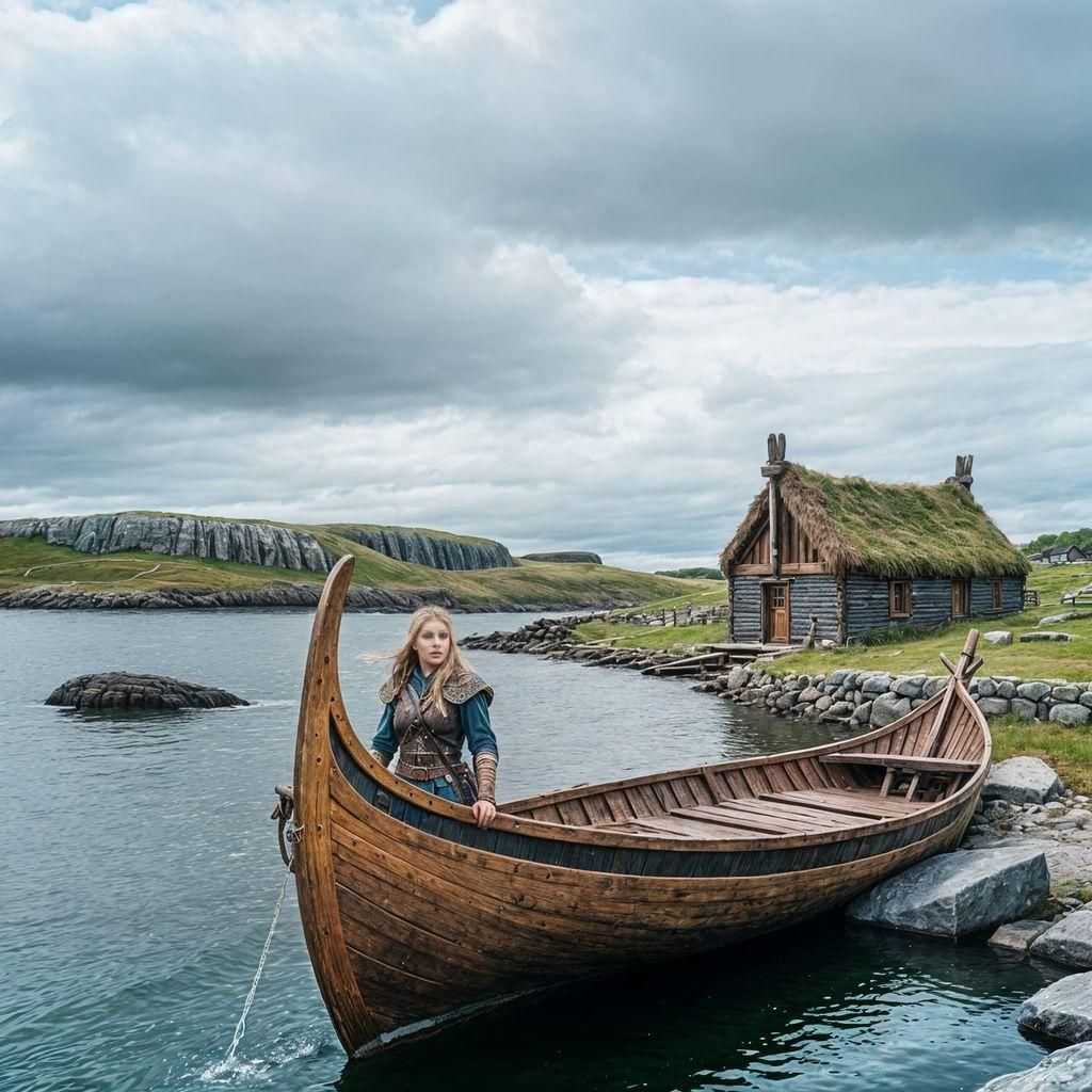 Viking Shield Maidens at L'Anse aux Meadows