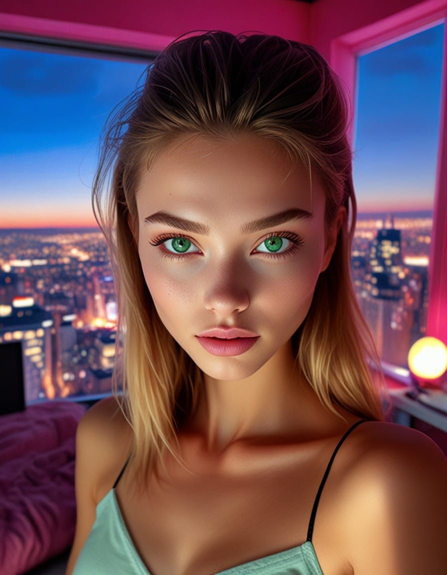 Extraterrestrial Goddess Captured in Hyper-Realistic Portrai...