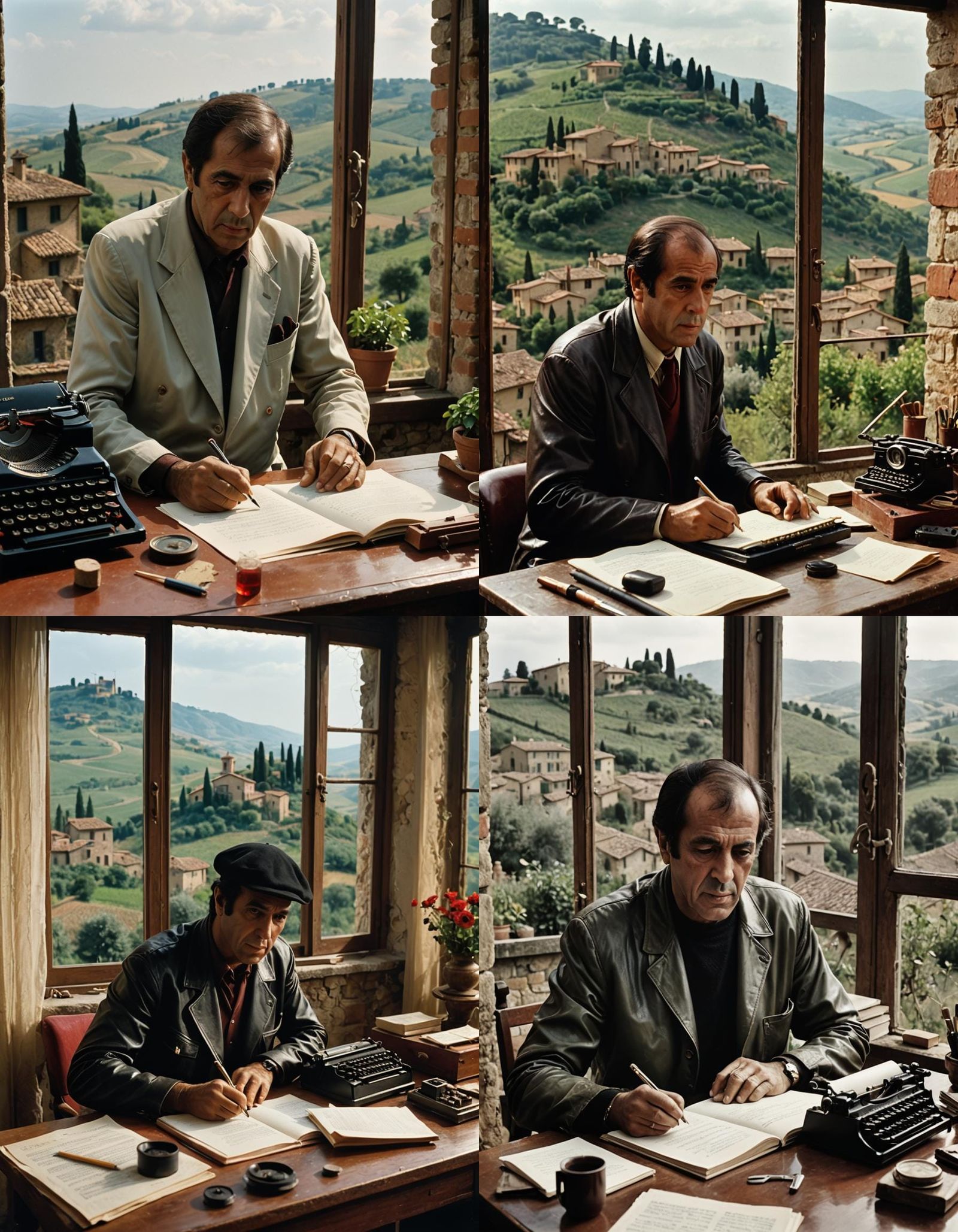 Adriano Celentano Writes a Love Song: Splatter Art