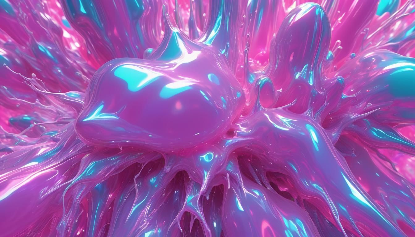 Glitched Bionic Communities in Psychedelic Neo-Tokyo Style