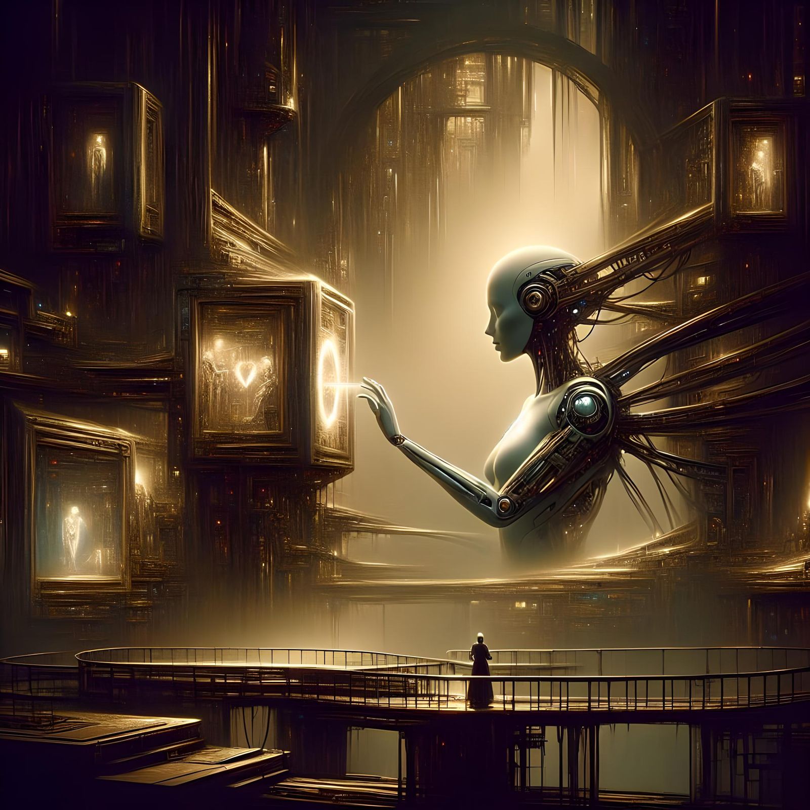 Dystopian Cybernetic Love in the Year 3000