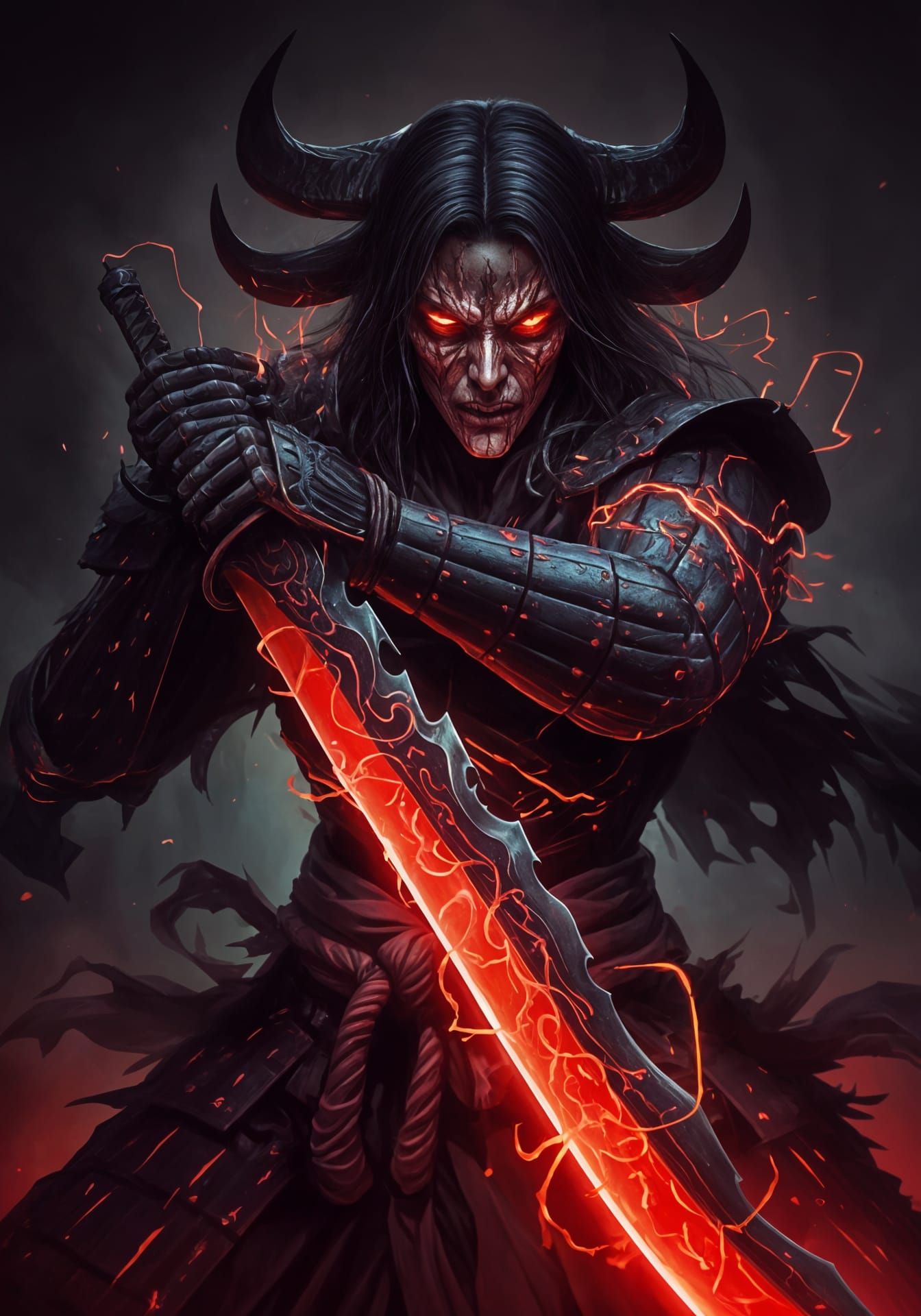 Thiefling hexblade warlock