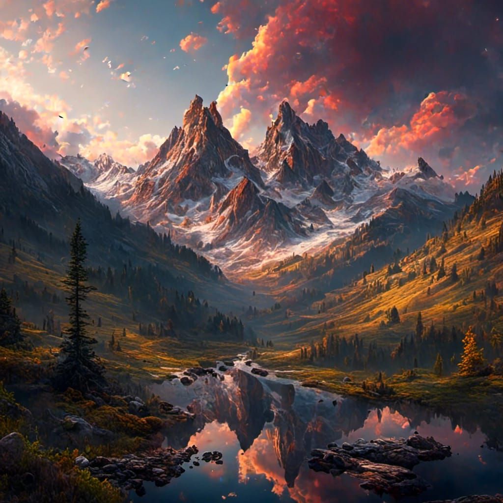 Spectacular Mountain Landscape in High Definition