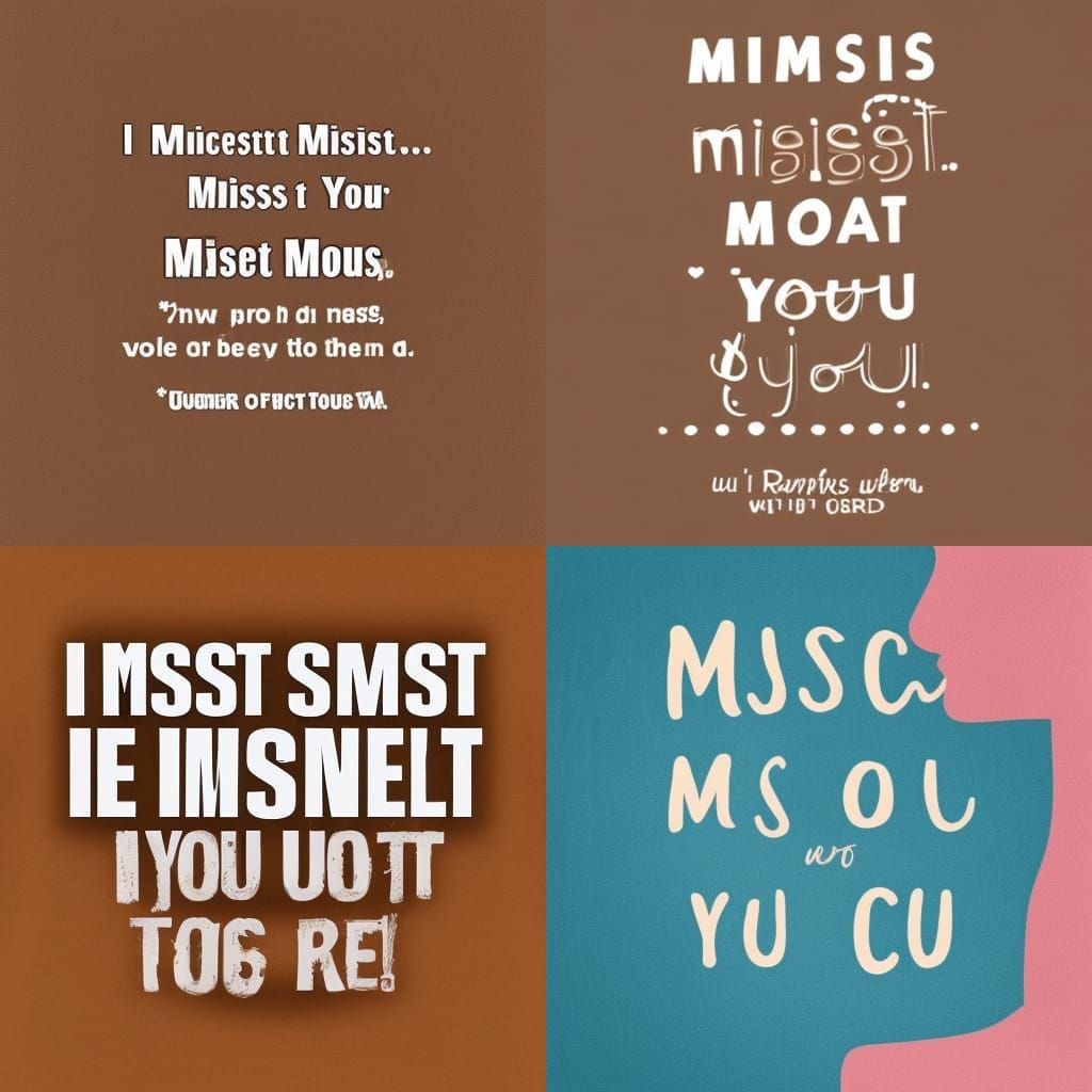 AI Image: The Feeling of Missing Someone