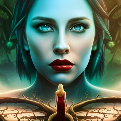 Woman as Tree: Epic Digital Matte Painting