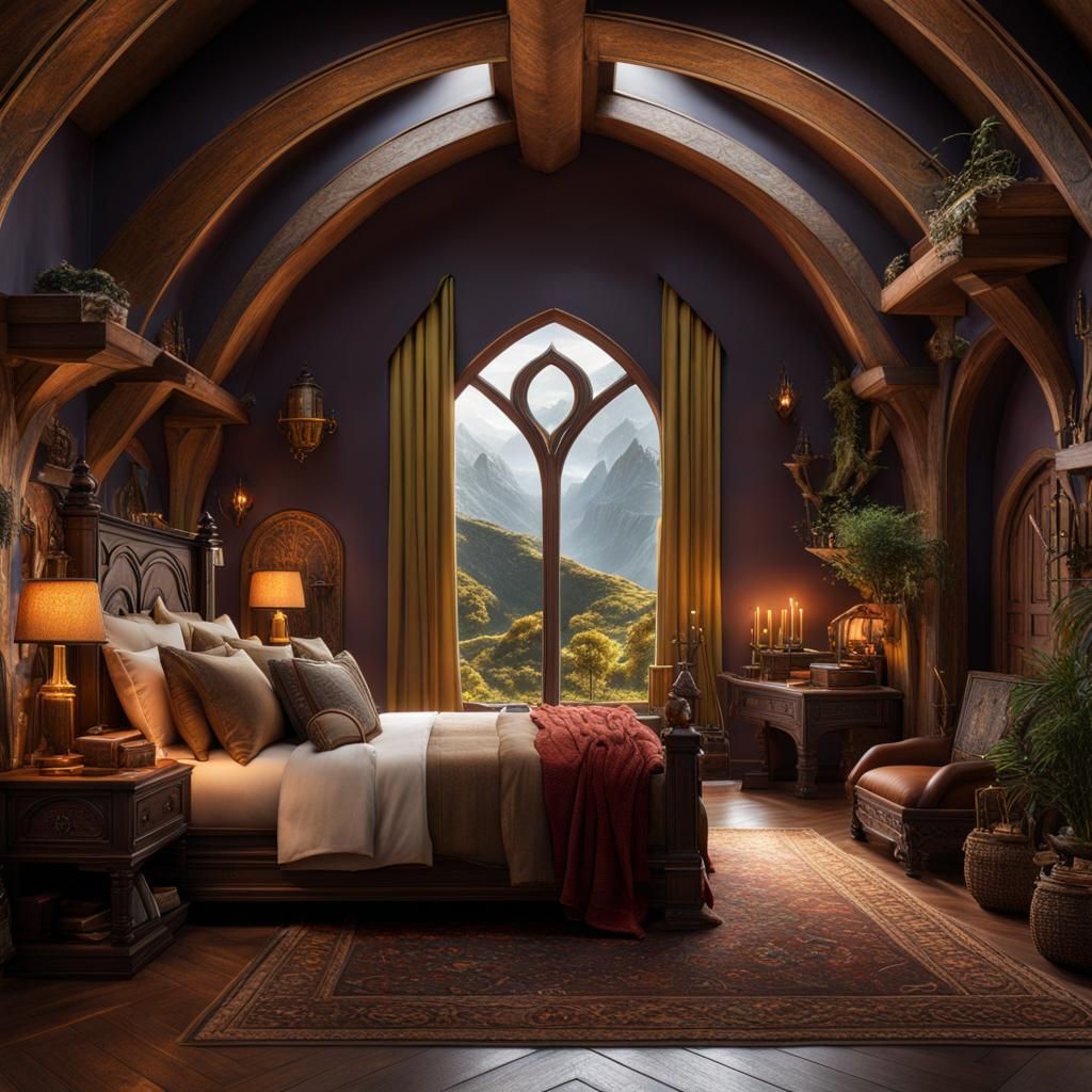 Lord of the Rings bedroom.