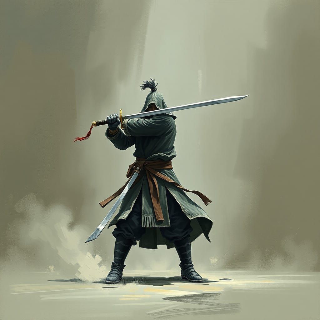 Mysterious Lone Swordsman in a World of Discord