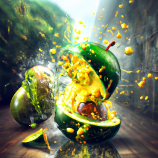 Yellow Mango and Avocado Explosion