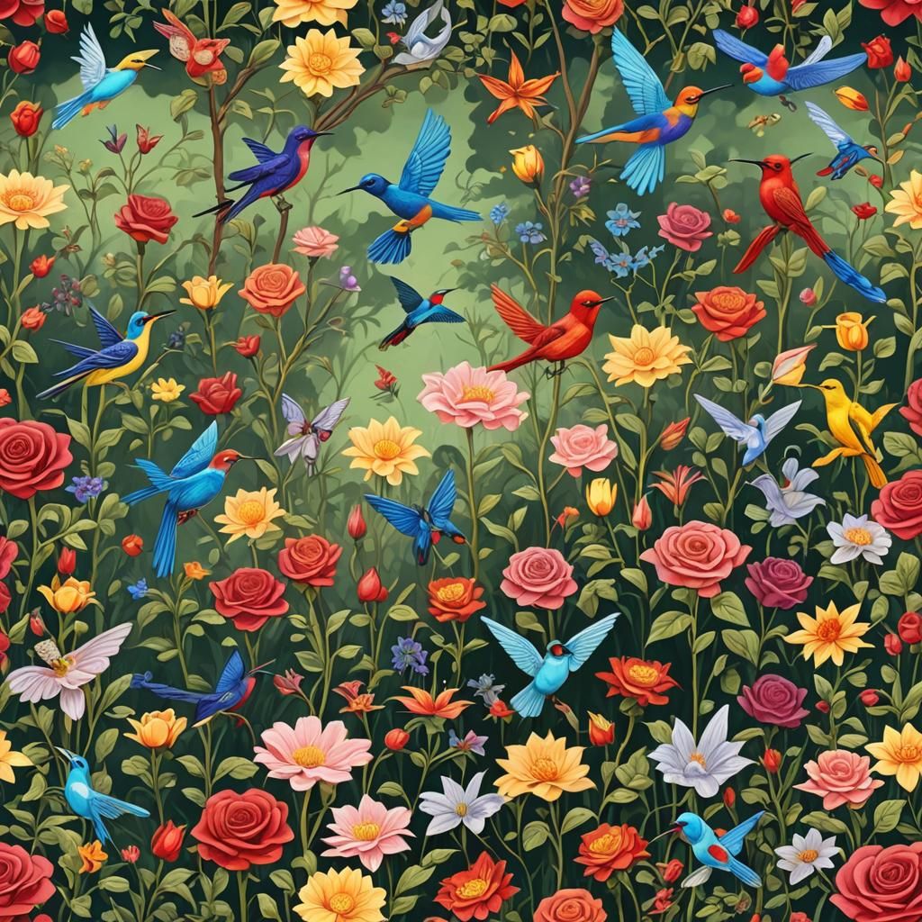 Quilted Tapestry of Future Earth with Angels