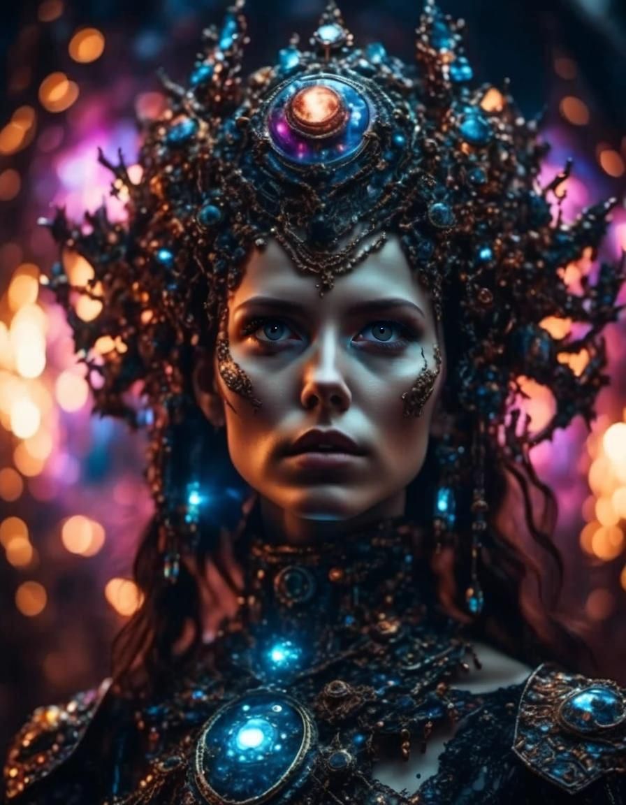 Magical Glowing Eyes Captivate in Stunning Image