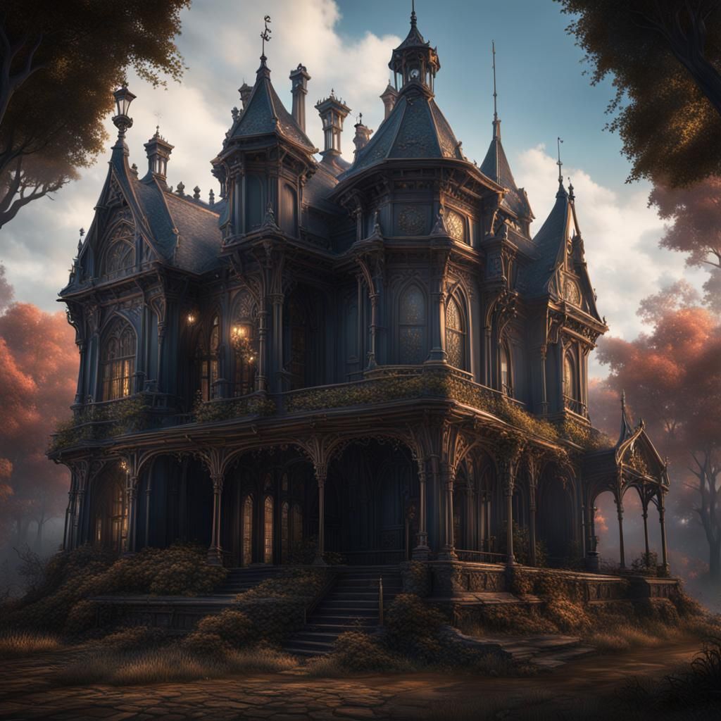 Gothic Victorian Beauty (3 word prompt)