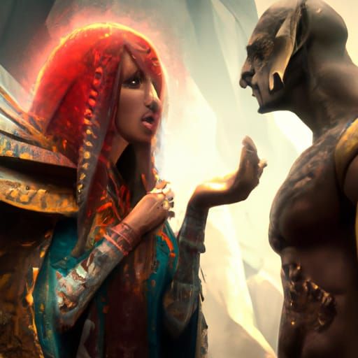 Christian Man and Pagan Woman Speaking in Tongues