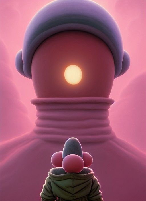 Mr. Saturn Portrait in Earthbound Style