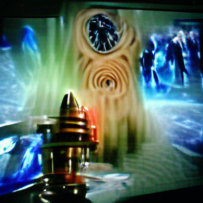 Dynamic Time Vortex in Swirling Colors