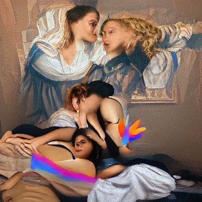 Renaissance Painting of Two Women