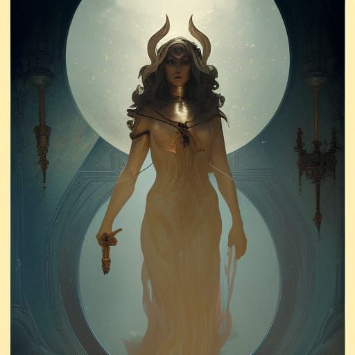 Hecate Dark Fantasy Concept Art in 8K Resolution