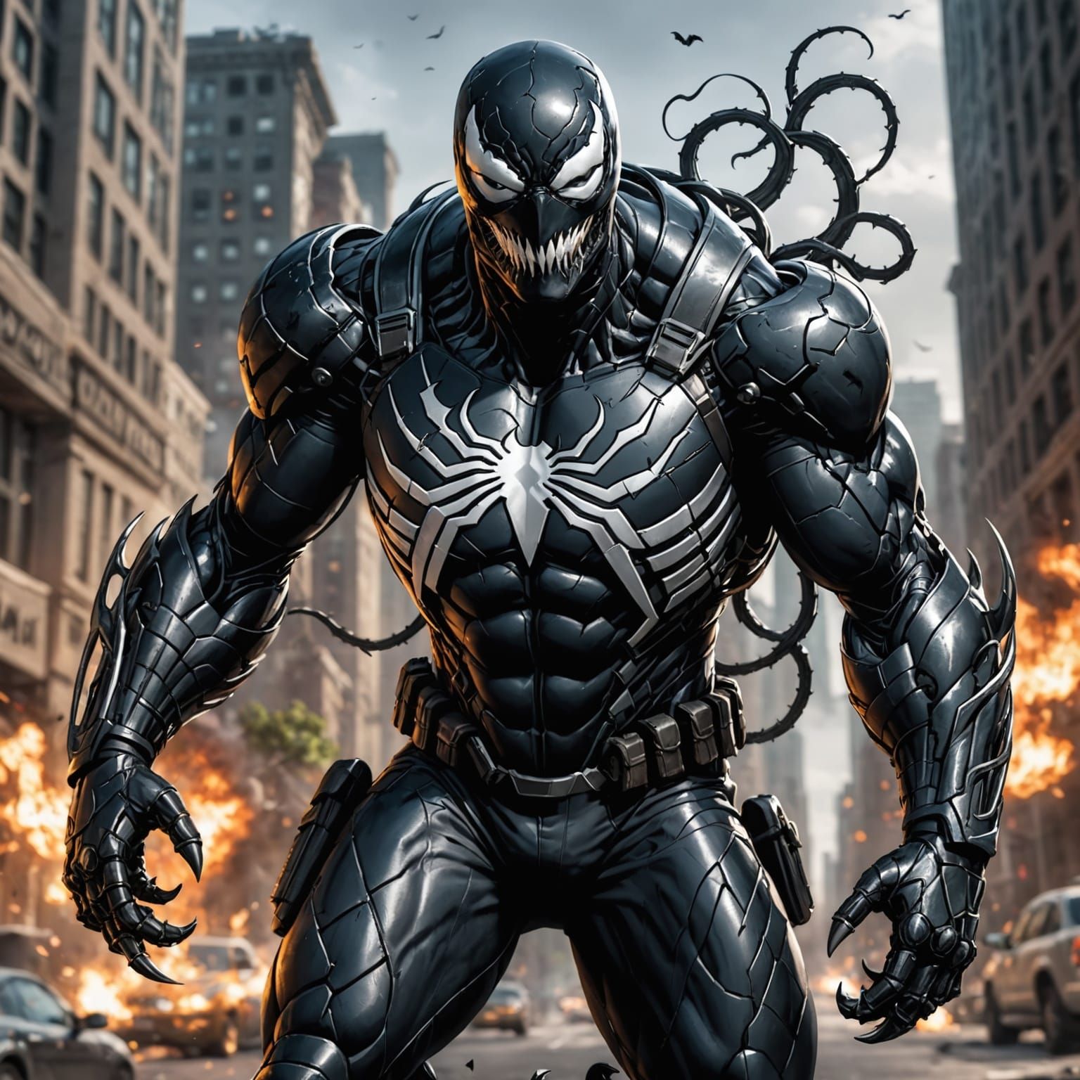 Agent-Venom in Shadowy Stealth Mode