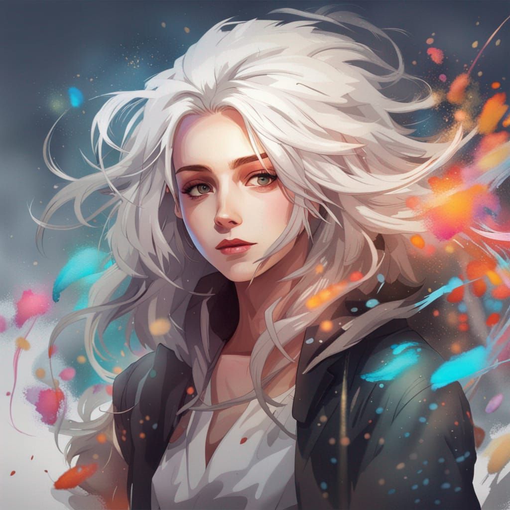 i love women with white hair