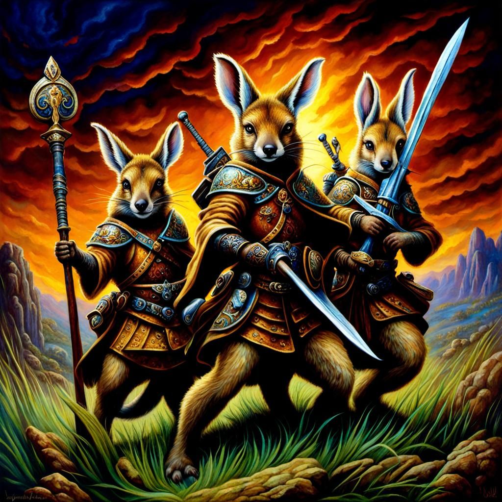 Wallaby Warriors in a Wasteland