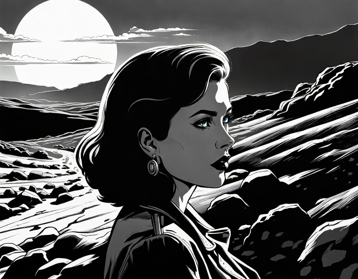 Surreal Pulp Fantasy Self-Portrait in Aetherpunk Biopunk Sty...