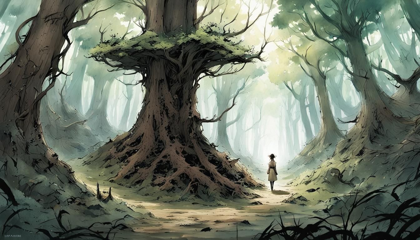 Magical Forest Governed by Woman with Abilities