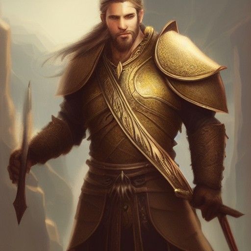 Handsome King in Epic Fantasy Art