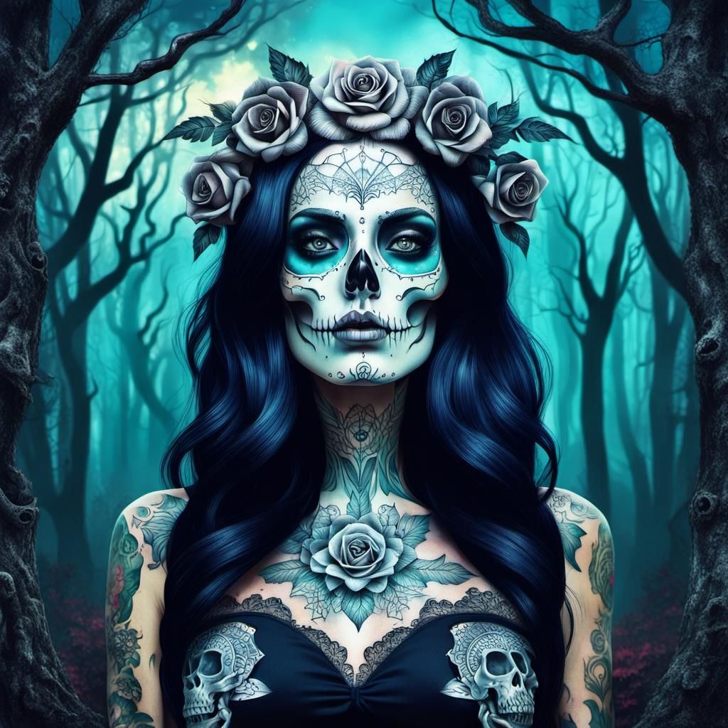 Goth girl tattoos