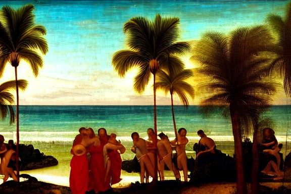 Miami Beach Resort as Renaissance Painting