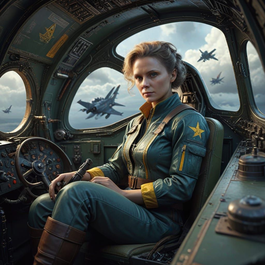 Marie Curie: Fighter Pilot in Realism and Fantasy