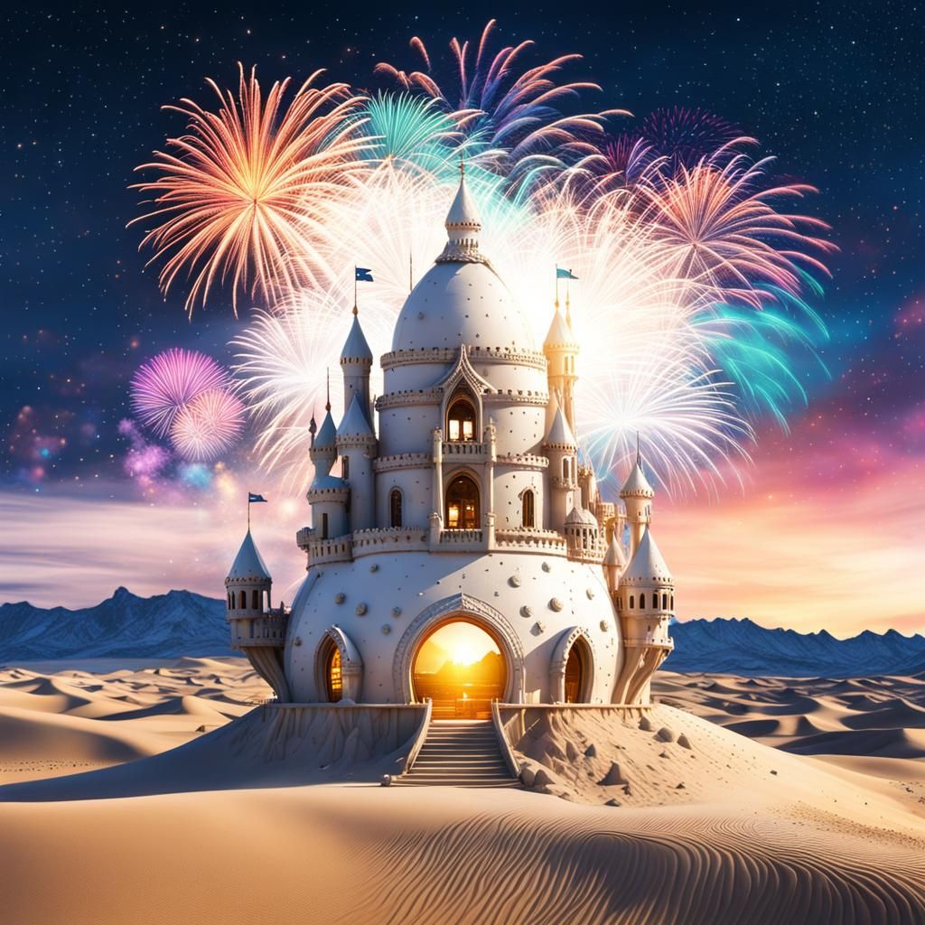Gaudí-Style Steampunk Castle Celebrates New Year