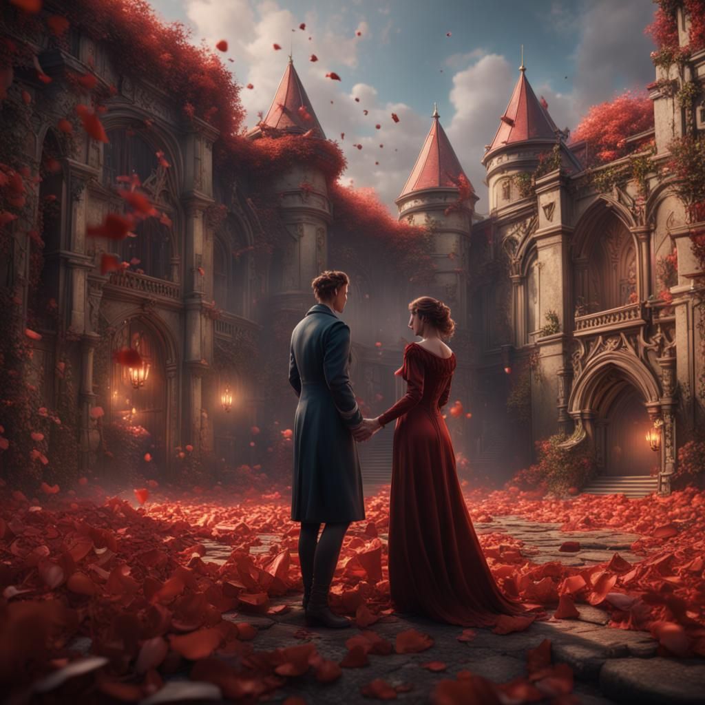 Husband and Wife Fantasy Concept Art in 8k