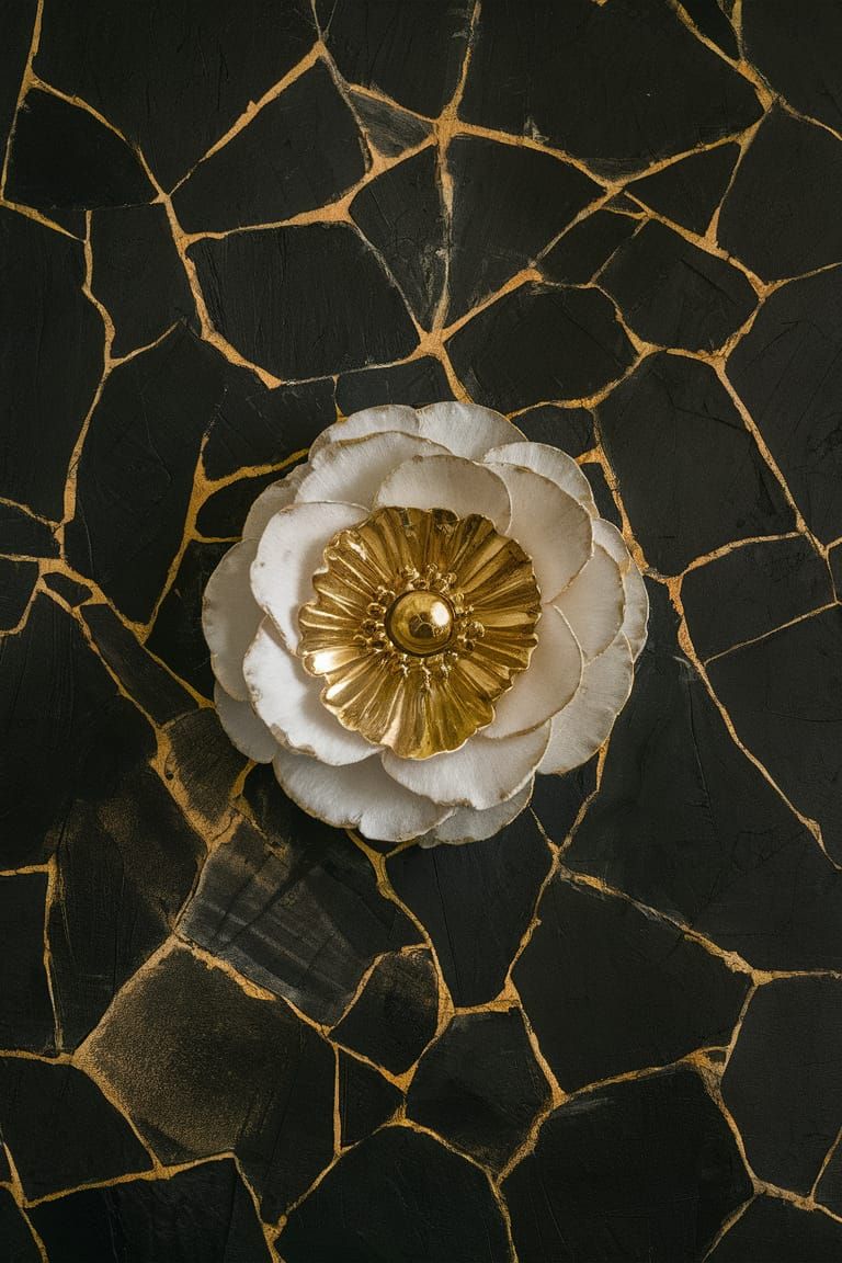 Whimsical Gemstone Tapestry in Ephemeral Elegance