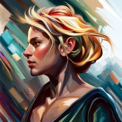 Hyperrealistic Portrait with Dramatic Lighting