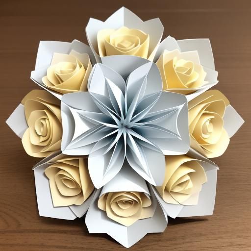 Ikebana Origami: Delicate Paper Craft Arrangement