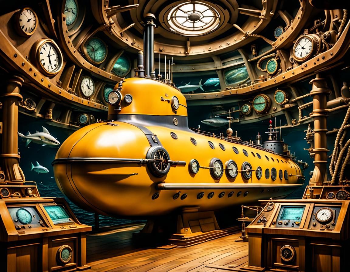 Seaview Submarine in the Sea of Time