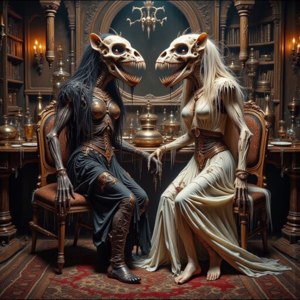 Undead Weasel with Ethereal Grace