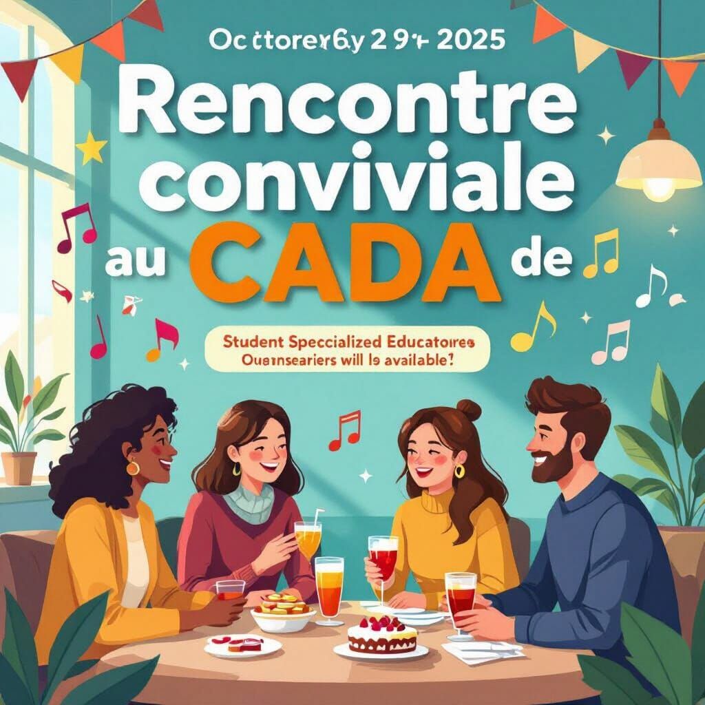 Lively Meeting Poster: CADA Lourdes October 29