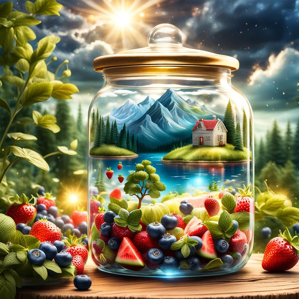 Summer in a Jar: A Miniature World