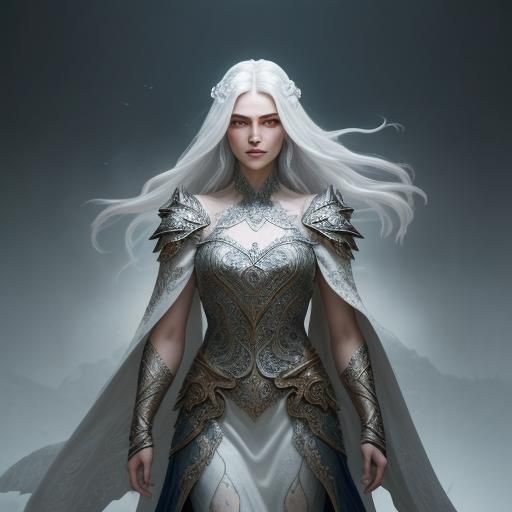 Regal Warrior in Mystical Forest, in Rutkowski Style