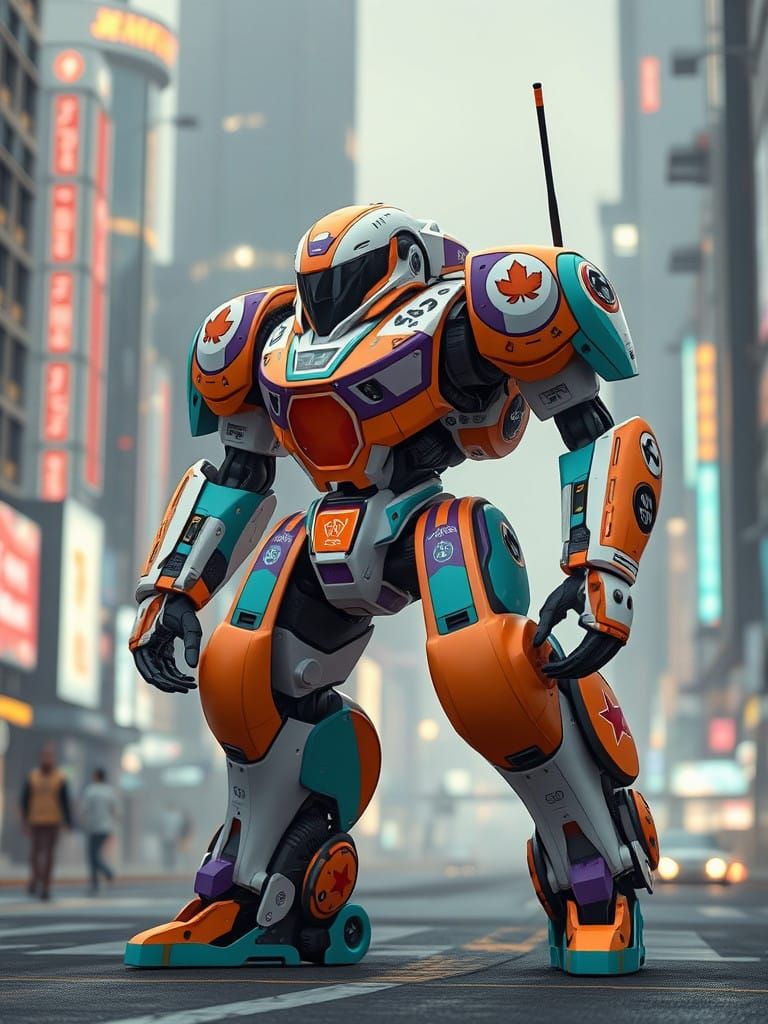 Cyberpunk Future Robot Reveals Wipeout 2097 Aesthetic