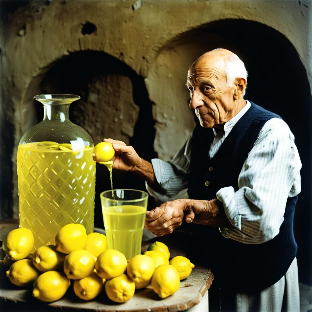 Picasso Learns to Make Limoncello
