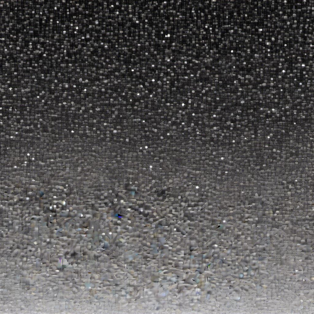 Dense Point Cloud on Black Background