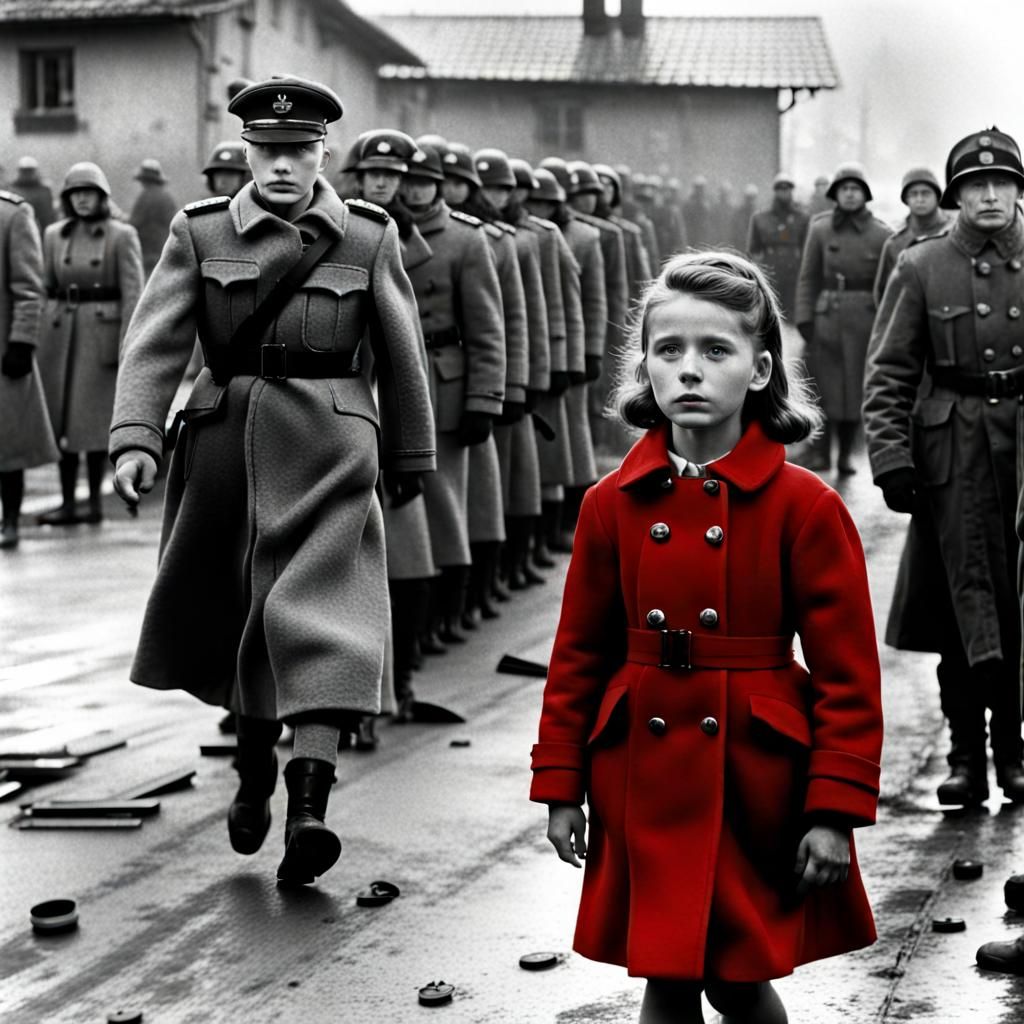 "Girl in Red Schindler's List"