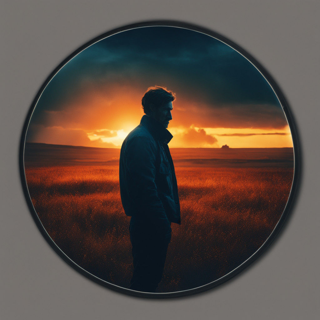 Rustin Cohle in a Dark, Moody Film Still