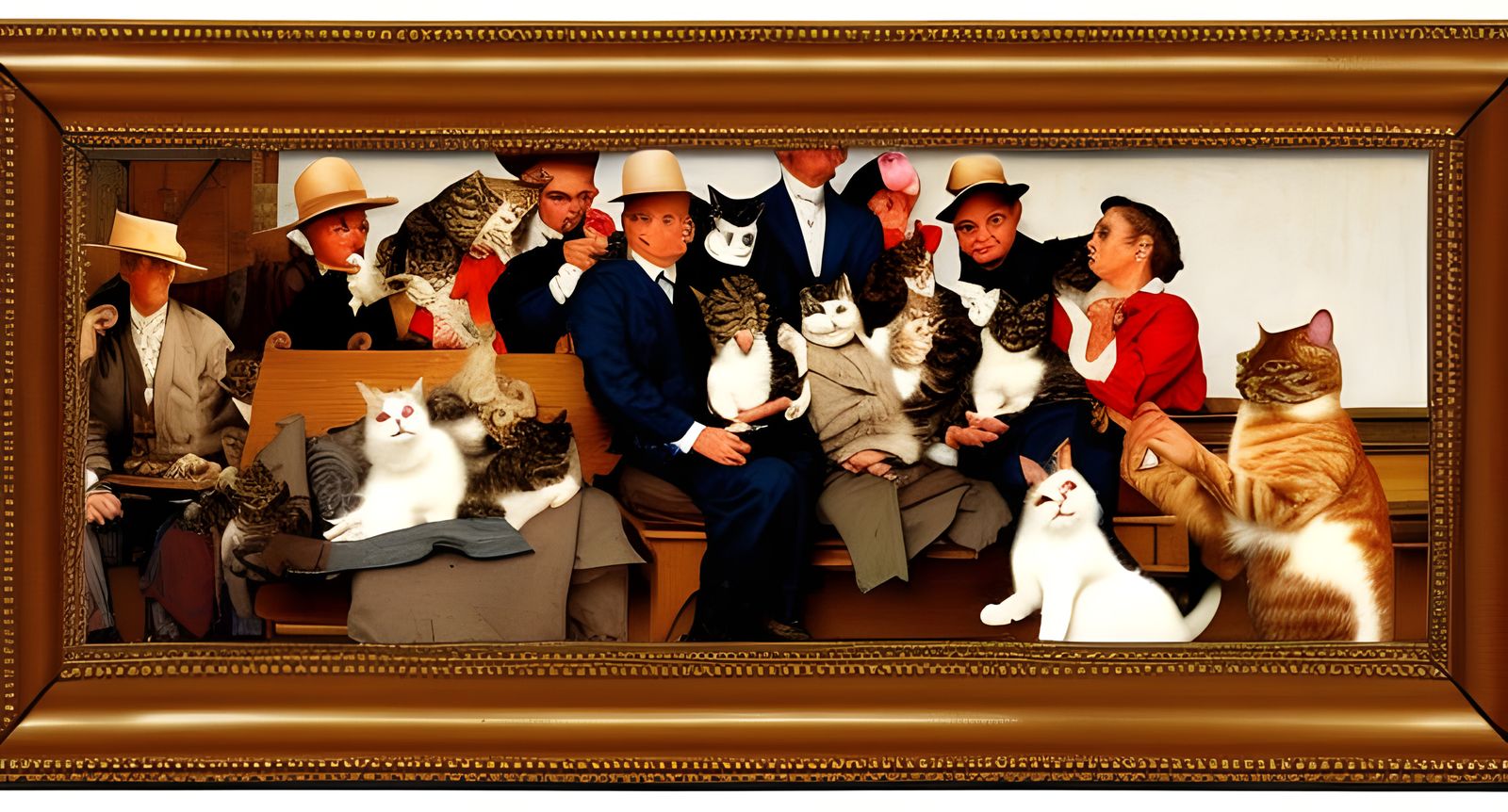 Bag of Cats in Americana Style